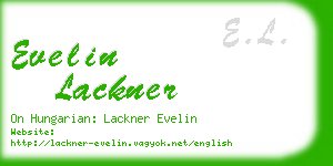 evelin lackner business card